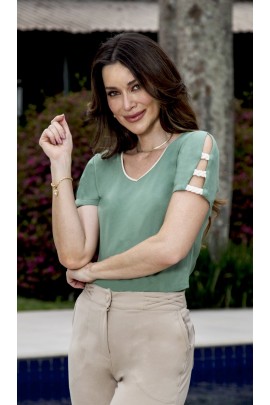 034177 - Blusa Ramany Detalhe Tranças